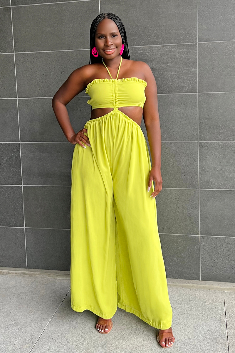 Beachside Fern Jumpsuit