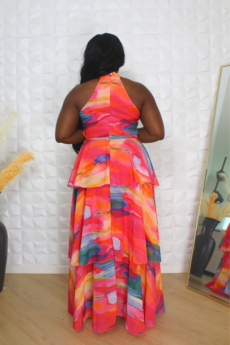 Chloe Pink Blossom Dress