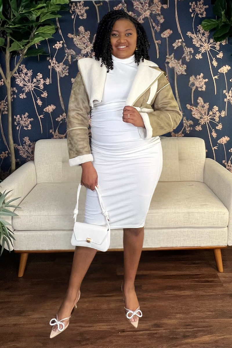 Olive Jetsetter Cropped Jacket