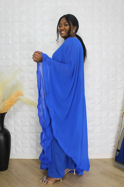 Anabelle Cape Sleeve Jumpsuit