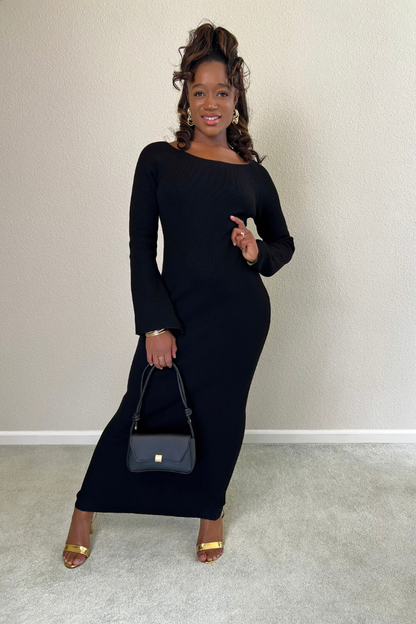 Allure Backless Knit Dress