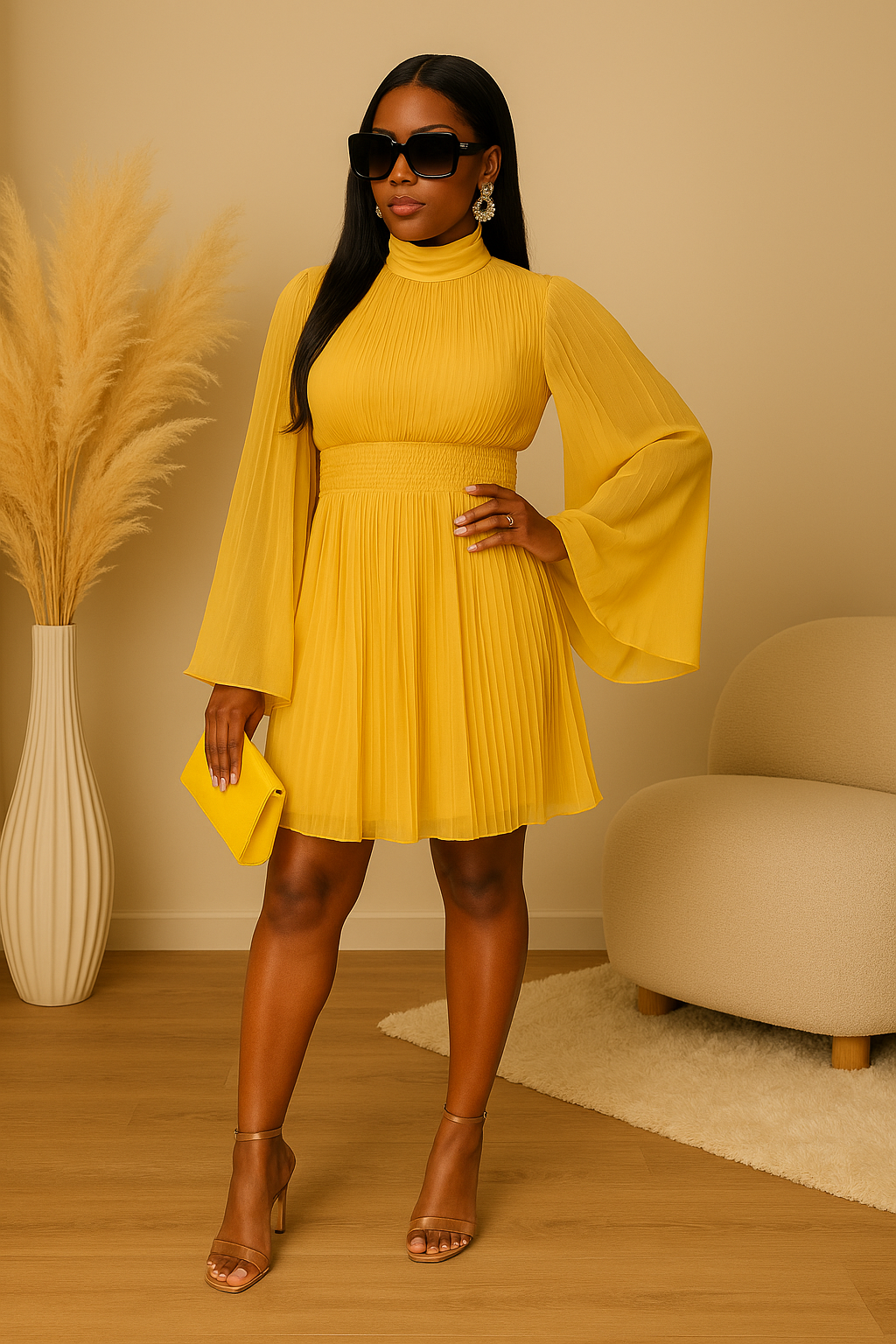 Yellow Southern Belle Dress