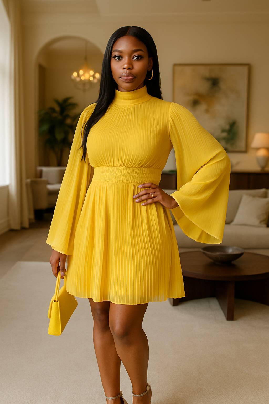Yellow Southern Belle Dress