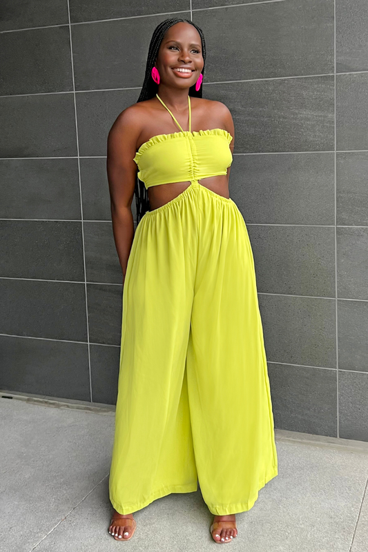 Beachside Fern Jumpsuit